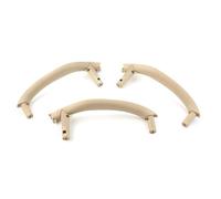 Rynplex 3PCS/Set RHD Only Car Inner Interior Door Pull Handle Trim Cover, for BMW, for X5 X6 F15 F16 2014 2015 2016 2017 2018 Beige Car Interior Door Handle