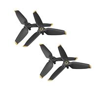 Rynplex 4pcs Drone Propellers 5328S Props Blade Replacement Quick Release Wing Fan Spare Accessories, for DJI, FPV Combo Drone Propellers(Golden)