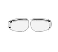 Rynplex ABS Chrome Accessories Car Side Door Rearview Mirror Rain Eyebrow Cover Trim Sticker Shell Styling, for Mazda, for 3 2019 2020 Mirror Rain Guard(Chrome mirror)