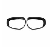 Rynplex ABS Chrome Accessories Car Side Door Rearview Mirror Rain Eyebrow Cover Trim Sticker Shell Styling, for Mazda, for 3 2019 2020 Mirror Rain Guard(Carbor fiber)