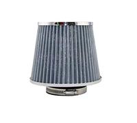 Rynplex Air Filter Car 65 76mm Replacement Air Filters Universal Sports Cold Air Intake Filter Performance Car Parts Car Cabin Air Filter(Sliver 76mm)
