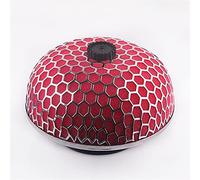 Rynplex Auto Car Universal Round Flow Cleaner Air Filter Honeycomb Type Air Intake System Air Filter Mushroom Head Car Cabin Air Filter(Red 75mm)