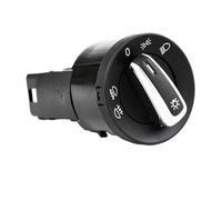 Rynplex Best Chrome Headlight Control Switch Fog Light, for VW, for Jetta, Mk4, for Bora, for Passat, B5, for Beetle, 3BD 941 531 A 3BD941531A Fog Light Switch