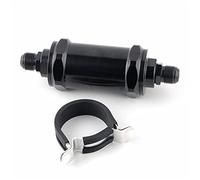 Rynplex BLACK AN6 8 10 Inline Fuel Filter E85 Ethanol With 100 Micron Stainless Steel Elementand Fuel Filter FF07 Car Cabin Air Filter(AN10)
