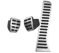 Rynplex Brake Accelerator Pedal Cover, for VW, for Golf, 6, for Scirocco, for Jetta, MK5 MK6, for Passat, for Tiguan, for Skoda, for Octavia, RHD Car Pedals Car Pedal Pad Cover Set(BLACK MT pedal)