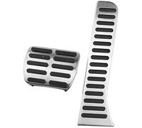 Rynplex Brake Accelerator Pedal Cover, for VW, for Golf, 6, for Scirocco, for Jetta, MK5 MK6, for Passat, for Tiguan, for Skoda, for Octavia, RHD Car Pedal Cover Protection Pad(BLACK AT pedal)