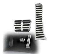 Rynplex Brake Accelerator Pedal Cover, for VW, for Golf, 6, for Scirocco, for Jetta, MK5 MK6, for Passat, for Tiguan, for Skoda, for Octavia, RHD Car Pedals Car Pedal Pad Cover Set(BLACK AT pedal)