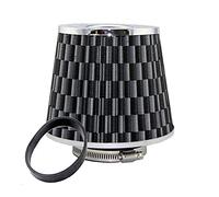 Rynplex Car Air Filter 2.5/2.75/3inch Performance Breather Filters Universal Cold Air Intake High Flow 65mm 70mm 76mm Car Cabin Air Filter(70MM CARBON)