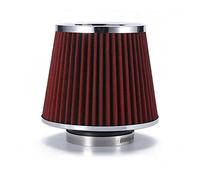 Rynplex Car Air Filter 2.5/2.75/3inch Performance Breather Filters Universal Cold Air Intake High Flow 65mm 70mm 76mm Car Cabin Air Filter(76MM RED)