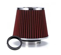 Rynplex Car Air Filter 2.5/2.75/3inch Performance Breather Filters Universal Cold Air Intake High Flow 65mm 70mm 76mm Car Cabin Air Filter(65MM RED)