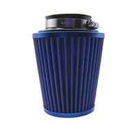 Rynplex Car Air Filter Cone Clean Intake High Flow Round Cone Car Air Intake Filter Induction Kit High Power Sports Mesh Car Cabin Air Filter(65mm Blue)