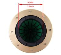 Rynplex Car Air Filter Universal Automobile Modified Mushroom Head 60mm 100mm Round Cleaner High Flowing Intake System Reloaded Filter Car Cabin Air Filter(80mm)