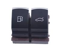 Rynplex Car Chrome Fuel Tank Rear Trunk Switch Button Parts, For VW, For Passat, B6 CC, 6 MK6, For EOS, 35D959903 3C0959903B Car Boot Lock Replacement