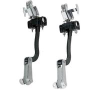 Rynplex Car Door Check Hinge, for Fiat, for Ducato 3 MK3 2006-2023 OEM: 1358221080 1358222080 Rear Left/Right Strap Stop Limiter Car Door Check Strap(Black 1 Pair)