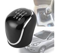 Rynplex Car Gear Knob 6 Speed, Gear Stick Knob, for Ford, for Focus, for Fiesta, Mk2 Mk3 C-Max S-Max Mendeo IV Mk4 Car Gear Shift Knob, Gear Stick Knobs, Premium PU Leather Gear Shift Lever