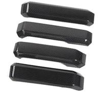 Rynplex Car Inner Door Armrest Handle Decoration Cover Trim Accessories, for Ford, for F-150, for, 2015 2016 2017 2018 2019 2020 Door Handle Sticker(Carbon Fiber)