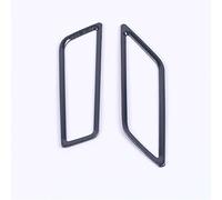 Rynplex Car Interior Chrome Front Air Condition Outlet Vent Molding Cover Cap Trim Accessories, for VW, for Golf, 8 MK8 R 2021 2022 Car Air Vent Decorative Trim(Steel Black)