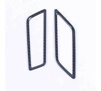 Rynplex Car Interior Chrome Front Air Condition Outlet Vent Molding Cover Cap Trim Accessories, for VW, for Golf, 8 MK8 R 2021 2022 Car Air Vent Decorative Trim(Steel Carbon Fiber)