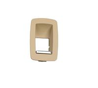 Rynplex Car Interior Door Carbon Fiber Window Switch Panel Cover Trim Replacement, for BMW, for 1 3 4 Series F20 F30 F31 F34 F35 F36 Car Interior Door Handle(1pc Rear Door Beige)
