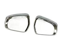Rynplex Car Rearview Mirror Cover Stick Rear Glass Rain Eyebrow Shield Visor Shade ABS Chrome 2pcs, for Vitara 2016 2017 2018 2019 2020 Wing Covers Cap Mirror Rain Guard