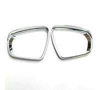 Rynplex Car Side Door Rearview Turning Mirror Rain Eyebrow Cover Trim ABS Chrome Accessories 2pcs, for Peugeot, for 3008 GT 5008 2nd 2017 2018 Mirror Rain Guard(Chrome)