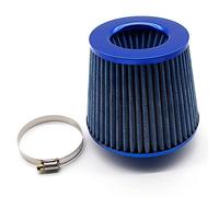 Rynplex Car Universal Air Filter 3/4 Inch Cold Air Intake High Flow 65mm 76mm 100mm Performance Breather Filters Car Cabin Air Filter(Blue 65MM)