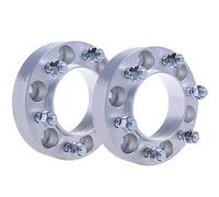 Rynplex Car wheel gasket 2pcs, for Mitsubishi, for Pajero Sport Wheel Spacers Widening Kit 6x139.7 Hubcentric 67.1 Aluminum Adapter 30-38mm Wheel Spacer(Silver)