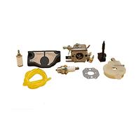 Rynplex Carburetor Oil Pump Air Fuel Filter Hose Gasket Chainsaw, for Husqvarna, 142 141 137 136 36 41,for Zama, C1Q-W29E, for, WT-834 530071987 530029811 Garden Tool Carburettor Unit