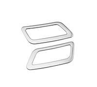 Rynplex Carmilla Air Vent Decoration Trim Sticker Interior Protection Sticker, for NISSAN, for Qashqai, J11 2014+, for NISSAN, for X-TRAIL, T32 2013 + Air Vent Decoration(Chrome)