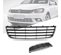 Rynplex Chrome ABS Front Lower Bumper Center Mesh Grill Grille Vent, For Jetta MK5 2005-2009, 1K0853677C Car Front Grille Replacement Panel