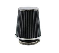 Rynplex Cold Air Filter Universal Car Round Cone High Flow Washable Turbo Air Filter 76mm/3inch High Performance Auto Accessories Car Cabin Air Filter(Sliver)