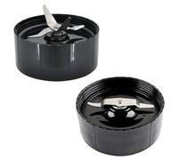 Rynplex Cross & Flat Shaver Blades Replacement Part for MB1001, for Magic Bullet 250W Blender Blades Mixer Accessories Blender Lid Blade Replacement