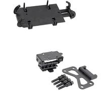 Rynplex Detachable Phone Holder, for BMW, F650GS F700GS F800GS F 800 GS Adventure Navigation Bracket Motorcycle GPS Navigator USB Charging Phone Holder Motorcycle Phone Mount(BLACK D)