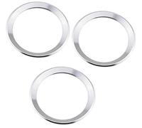 Rynplex for BMW, 3 Series X1 X3 X4 X5 E60 E36 E39 E46 E30 E6, PCS Of Steering Wheel Cover Sticker, Center Ring Steering Wheel Decorative Sticker