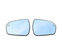 Rynplex For Ford, for Mondeo, 2013 2014 2015 2016 2017 2018 Auto Heated Anti-Glare Blind Spot Warning Wing Rear Mirror Glass Car Side Mirror Glass Replacement(A pair)