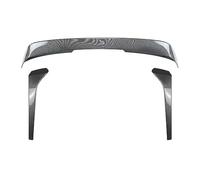 Rynplex For Tiguan, for MK2 2017 2018 2019-2023 Rline Rear Trunk Roof Spoiler Wing+Tail Window Side Splitter Cover Trim Lip Kit Rear Window Spoiler(Carbon Fiber Look)
