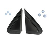 Rynplex For VW, for POLO, for 4 9N3 2006-2010 Car Wing Door Side Rearview Mirror Triangle Trim Cover Molding Corner Panel 6Q0853273A 6Q0853274A Mirror Triangle Cover