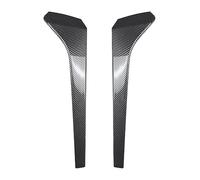 Rynplex For VW, for Tiguan, for Rline MK2 2017-2022 Rear Side Spoiler Wing Trim Trunk Window Edge Splitter Lip Windshield Shades Canard Rear Window Spoiler(Carbon Fiber Look)