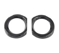 Rynplex Front Head Fog Light Lamp Ring Cover Molding Trim, for Subaru, for Outback 2021 2022 Fog Light Cover(Black)
