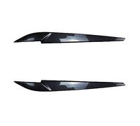 Rynplex Front Headlight Eyebrow Eye Lids Decoration Protection Sticker Trim Car Accessories, for X5 F15 X6 F16 2014-2018 Headlight Protective Sticker(Carbon Look)