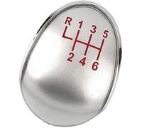 Rynplex Gear Shift Knob, 1pc 6 Speed Gear Shift Knob Cap Head Insert 1793439, for Ford, for Focus, ST 2012-2015, for Ford, for Fiesta, Replacement Car Accessory Gear Shift Lever