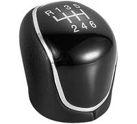 Rynplex Gear Shift Knob, 5/6 Speed Automobile Gear Shift Knob Smooth Manual Shift Knob Lever Shifter Stick Handball, for Ford, for Focus, 07-18, for Ford, C-Max 07-21 (Size : 6 Speed) Gear Shift Lever