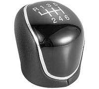 Rynplex Gear Shift Knob, 5/6 Speed Car PU Leather Gear Shift Knob Shift Lever, for Ford, for Mondeo, IV S-MAX C-MAX Transit, for Focus, MK3 MK4 Kuga (Size : 6 Speed) Gear Shift Lever