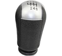 Rynplex Gear Shift Knob, 5/6 Speed Manual Gear Shift Knob Shifter Lever Handle Stick, for Ford, for Focus, C-Max 2003 2004 2005 2006 (Size : 6 Speed Silver knob) Gear Shift Lever