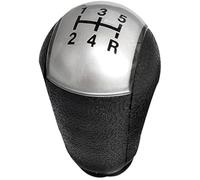 Rynplex Gear Shift Knob, 5 Speed Car Gear Stick Manual Shift Knob Replacement, for Ford, for Focus, for Mondeo, car Supplies Accessories (Color : Silver) Gear Shift Lever