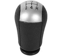 Rynplex Gear Shift Knob, 5 Speed Car MT Gear Shift Knob, for Ford, for Fiesta, MK6, for Focus, C-MAX S-MAX, for Mondeo, mk3, for Galaxy Auto Accessories (Size : Silver) Gear Shift Lever