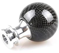 Rynplex Gear Shift Knob, Carbon Fiber Alumium 5 Speed Manual Gear Shift Knob, for Ford, for Focus, ST, for Fiesta, ST Gear Shift Lever