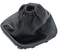 Rynplex Gear Shift Knob, for Ford, Transit Van MK7 2006-2013 Car Gear Stick Shift Gaiter Leather Boot Cover Black PU Leather Gear Shift Lever