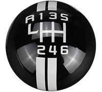 Rynplex Gear Shift Knob, for VW, for Golf, for Ford, for Mustang, Racing Gear Stick Lever Gearknob Gearshifter Universal 6-Speed Car MT Gear Shift Knob Gear Shift Lever
