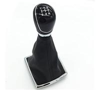 Rynplex Gear Shift Knob, Manual Gears 1 2 3 4 5 R Speed Gear Shift Knob with PU Leather Boot, for Ford, for Focus, 2005 2006 2007 2008 2010 2011 2012 Gear Shift Lever